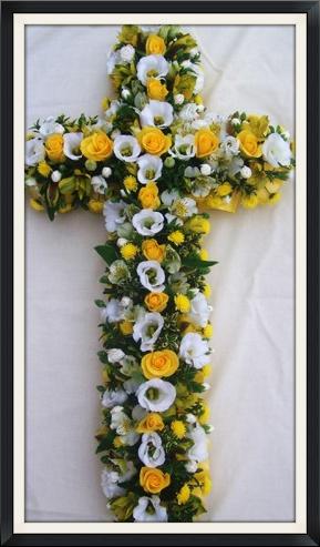 funeral tributes made to order in your choice of flowers and colours